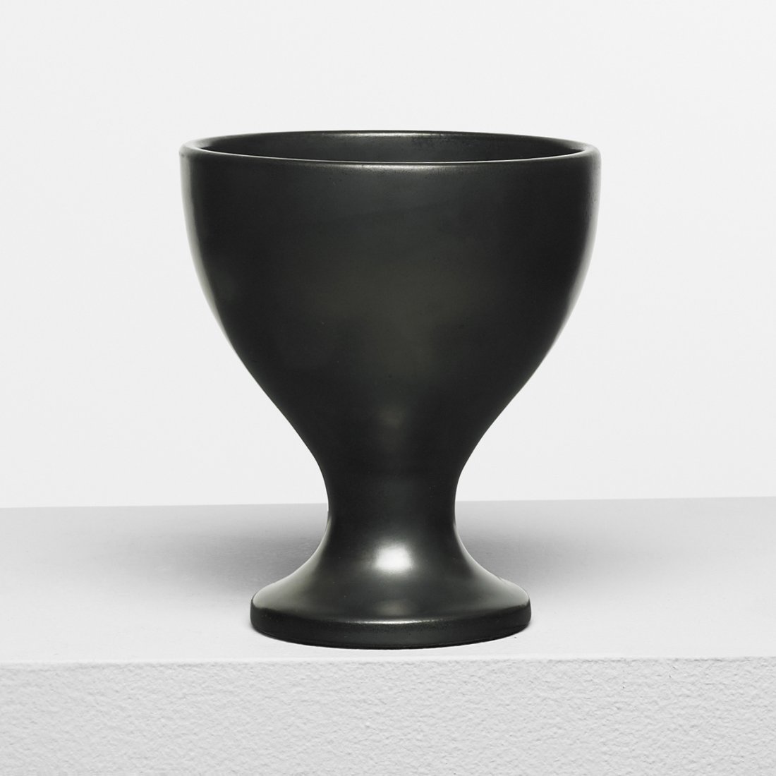 Georges Jouve chalice: Georges Jouve chalice France, c. 1955 glazed stoneware 5.25 dia x 5 h inches Incised signature and artist's cipher to underside: [Jouve]. Literature: Georges Jouve, Jousse, pg. 53 discusses form