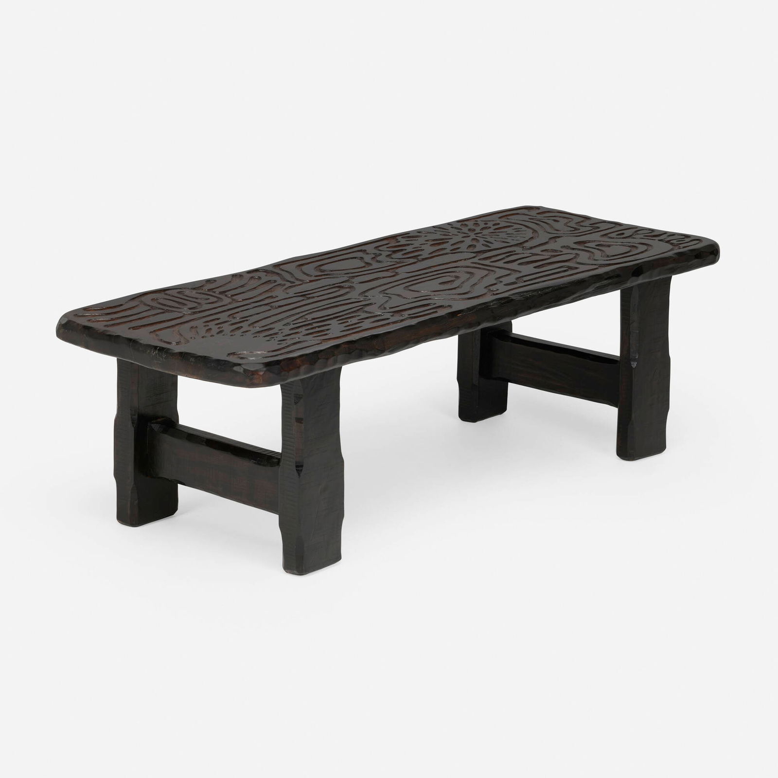 Modern, Sculpted coffee table (1 of 4)