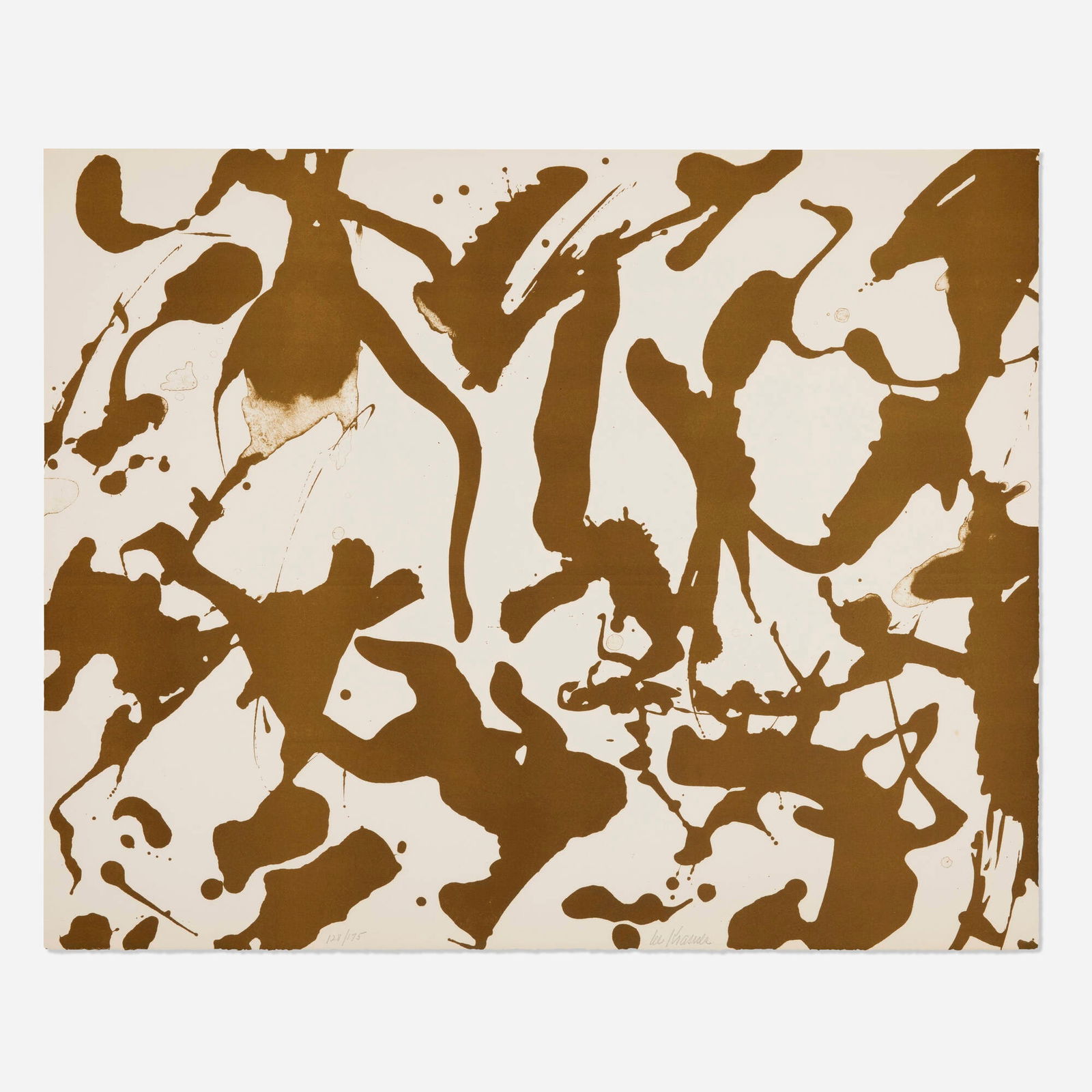 Lee Krasner, Untitled (from Peace Portfolio I): Lee Krasner Untitled (from Peace Portfolio I) 1970lithograph in colors on Arches 21 h x 26 w in (53 x 66 cm) Signed and numbered to lower edge '128/175 Lee Krasner'. This work is number 128 fr