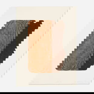 Robert Mangold, Fragment VI (from the Fragments portfolio): Robert Mangold Fragment VI (from the Fragments portfolio) 1997lithograph in colors on Twinrocker cream calligraphy image: 24 h x 18.125 w in (61 x 46 cm) mount: 32 h x 25.375 w in (81 x 64 cm)