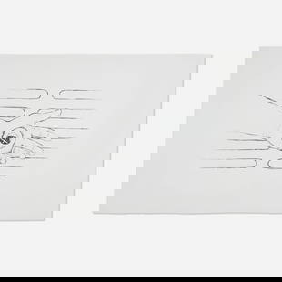 Robert Gober, Untitled: Robert Gober Untitled 2000lithograph on Fabriano Tiepolo 30 h x 44 w in (76 x 112 cm) Signed, dated and numbered to lower edge '41/50 R. Gober 2/2/00'. This work is number 41 from the edition