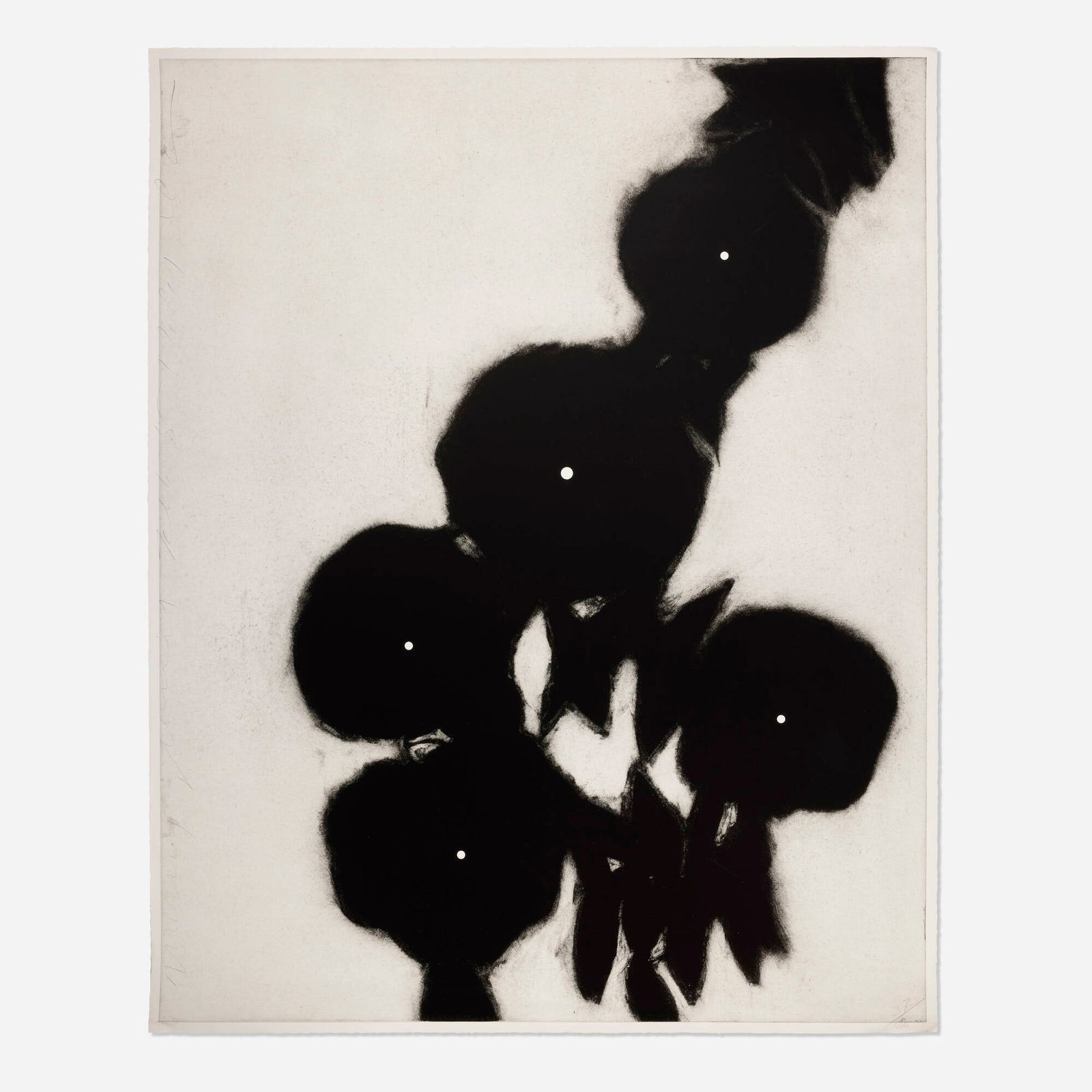 Donald Sultan, Morning Glories II (1 of 3)