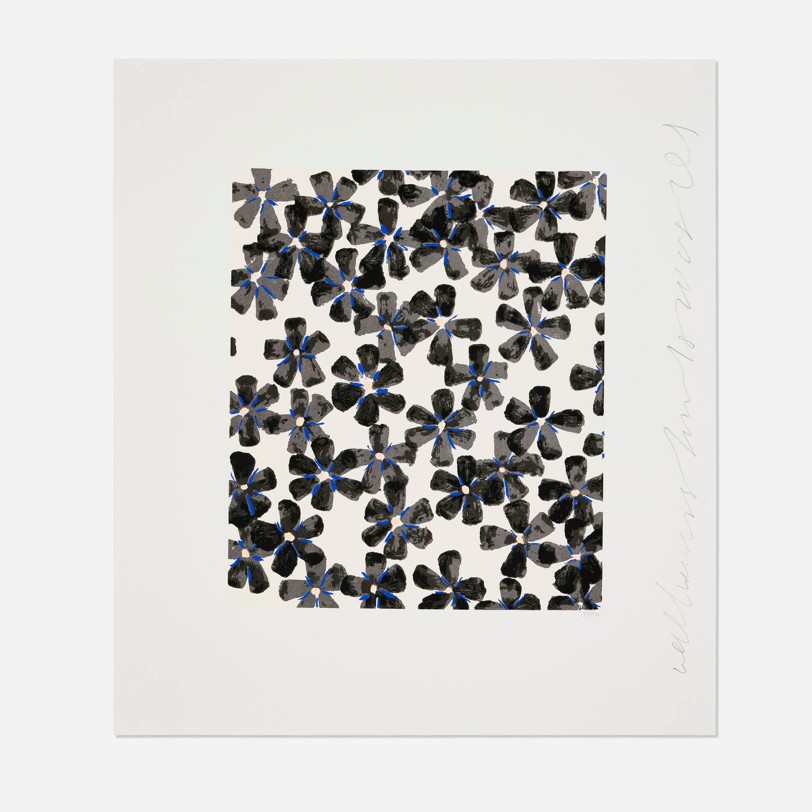 Donald Sultan, Wallflower 14 (from the Wallflowers series) (1 of 3)