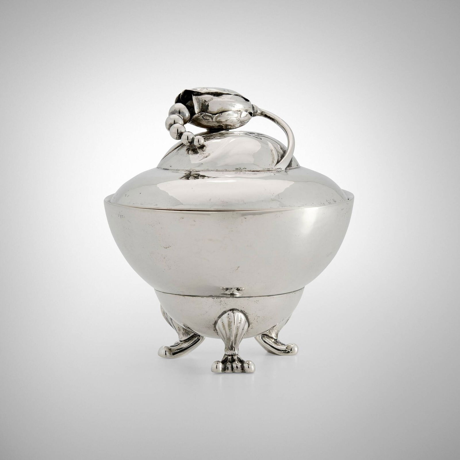 Georg Jensen, Blossom covered sugar bowl (1 of 4)