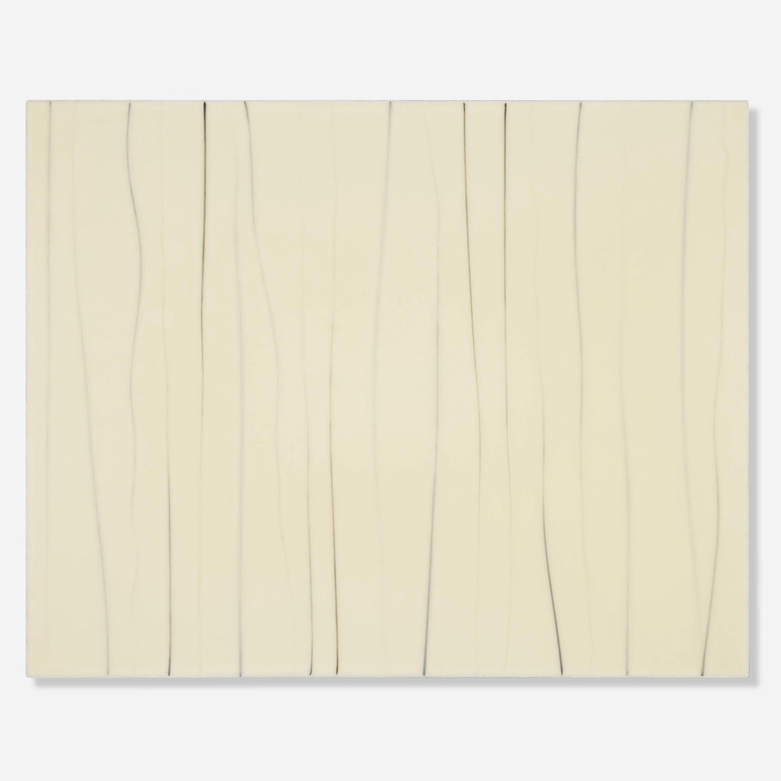 Jerome Powers, Reducible: Jerome Powers Reducible 2002 Elmer's glue and graphite on canvas 24 h x 30 w x 1.5 d in (61 x 76 x 4 cm) Signed and dated to verso 'Jerome Powers 2002'. Provenance: Klei