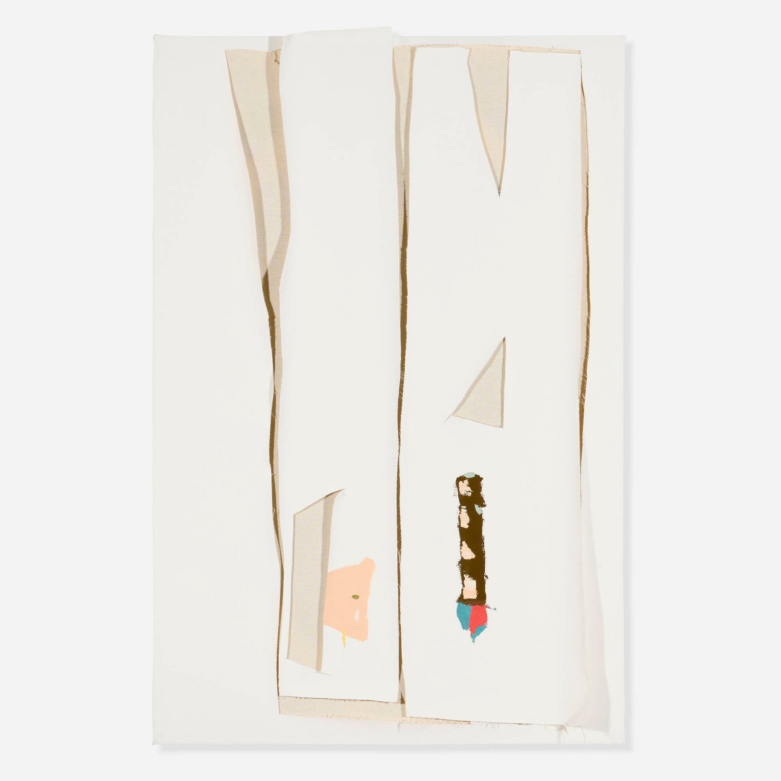 Richard Aldrich, Untitled: Richard Aldrich Untitled 2010-11oil and wax on cut muslin 36 h x 24 w in (91 x 61 cm) Provenance: Private Collection This work will ship from Lambertville,