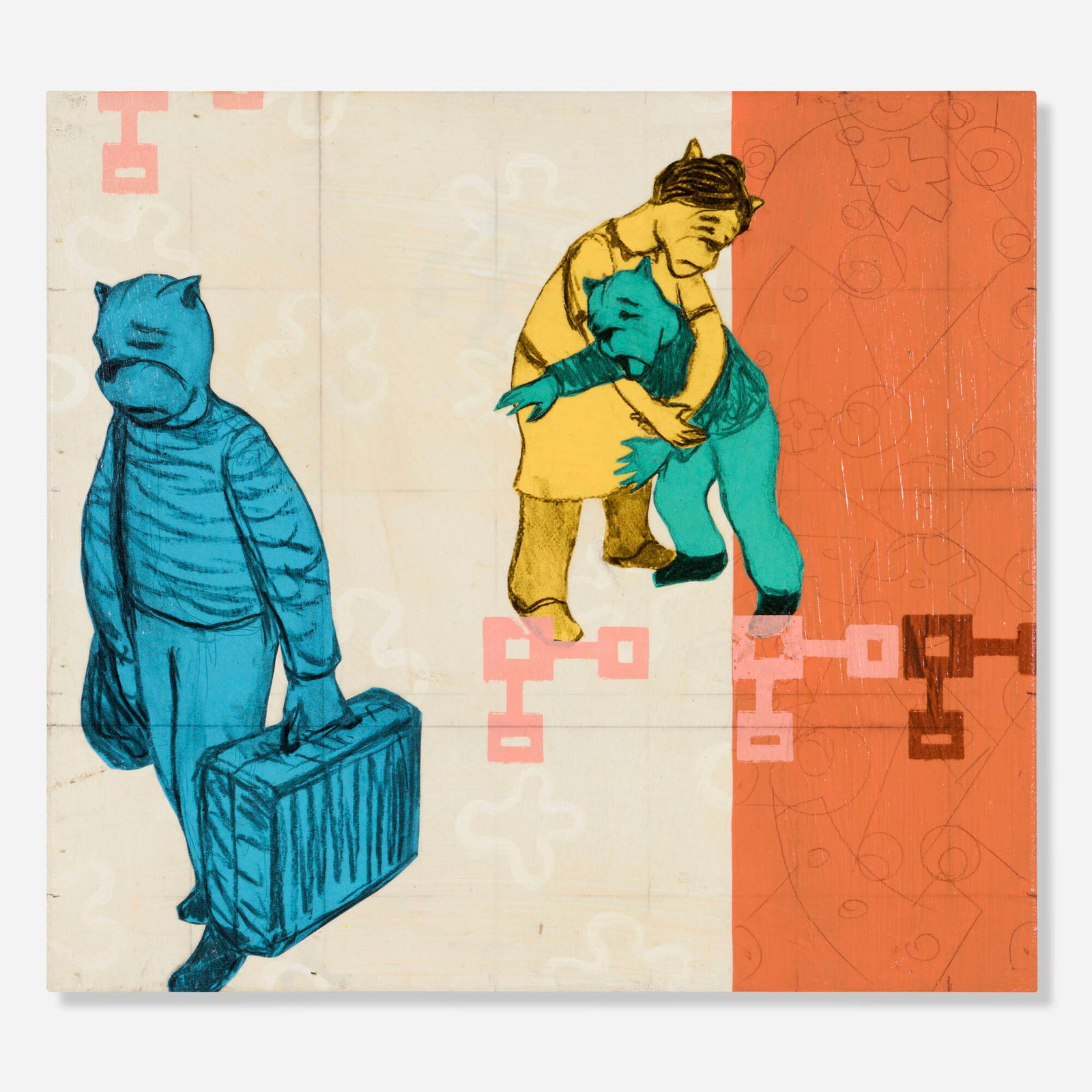 Kojo Griffin, Untitled (Man Walking Away, Boy Crying) (1 of 3)