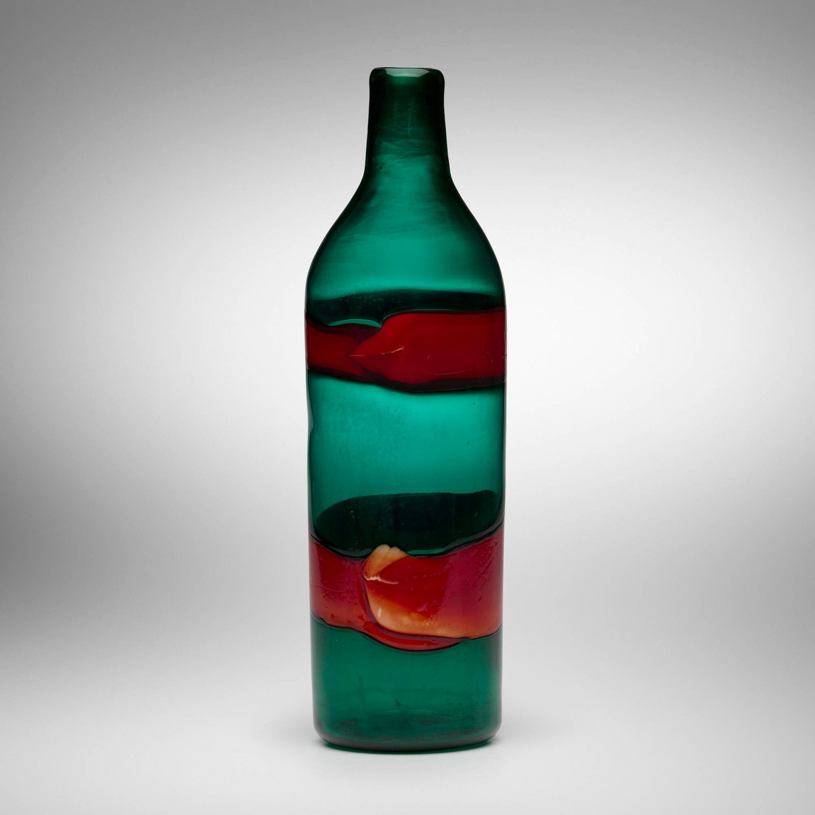 Fulvio Bianconi, A Fasce Orizzontali vase, model 4315 (1 of 4)