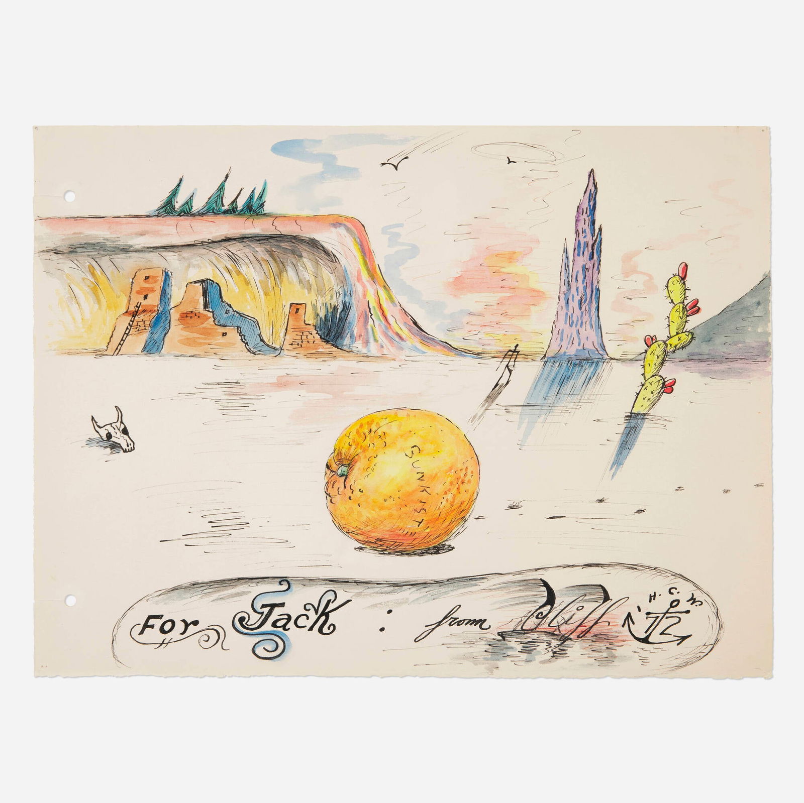 H.C. Westermann, Untitled (Sunkist) (1 of 4)
