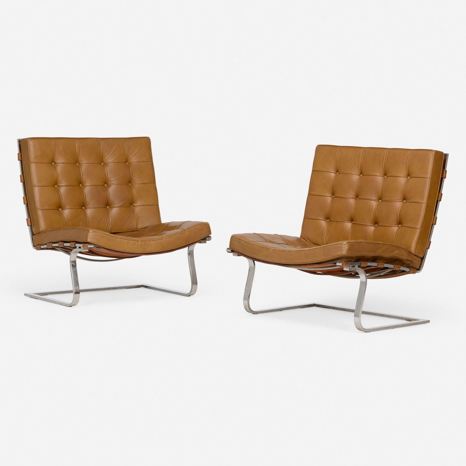 Ludwig Mies van der Rohe, Tugendhat chairs, pair (1 of 5)