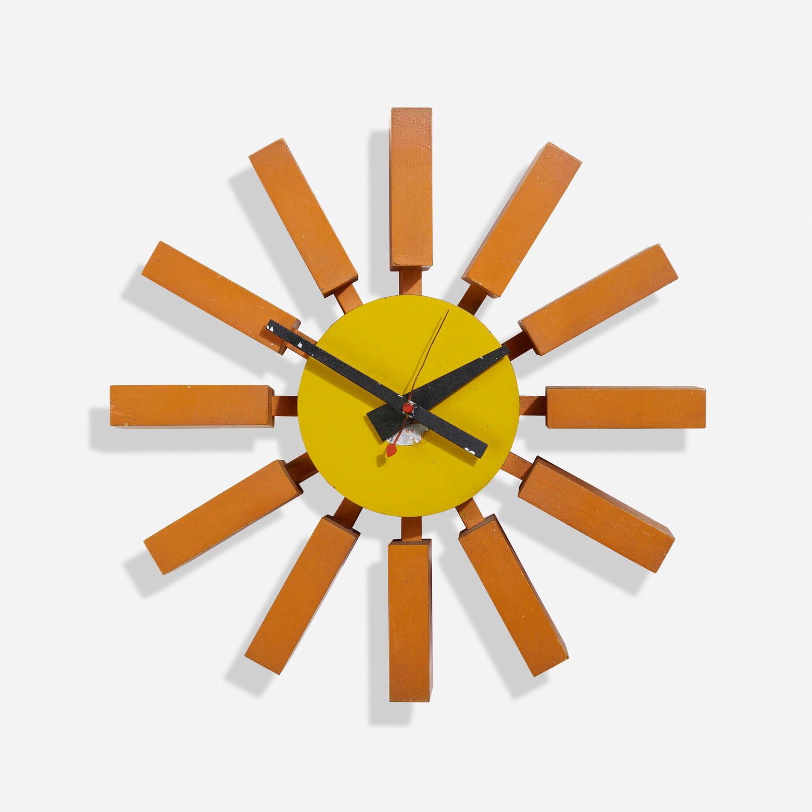 George Nelson & Associates, Block wall clock, model 2285A from the Clocks Ahead of Time series (1 of 3)
