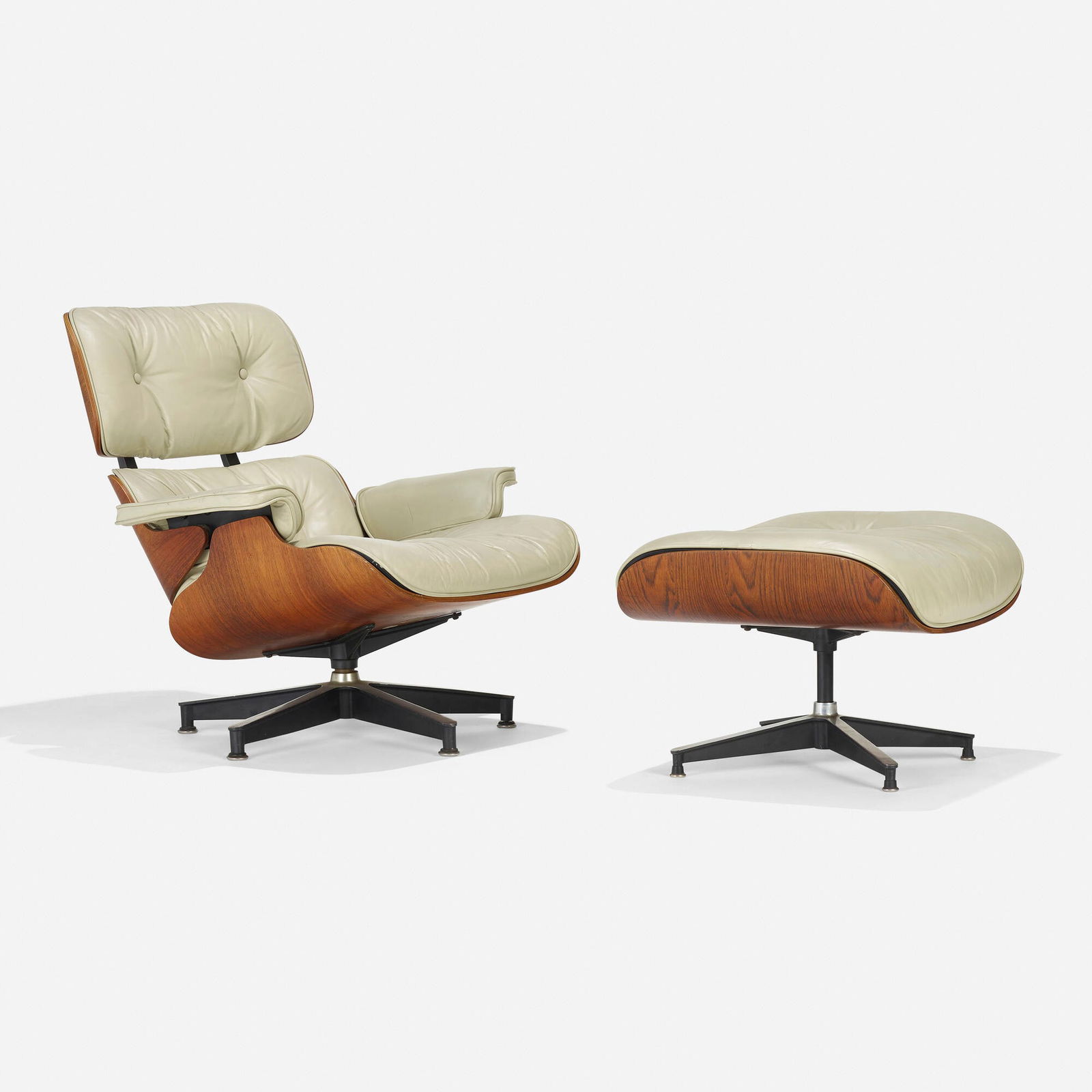 Charles and Ray Eames, 670 lounge chair and 671 ottoman (1 of 7)
