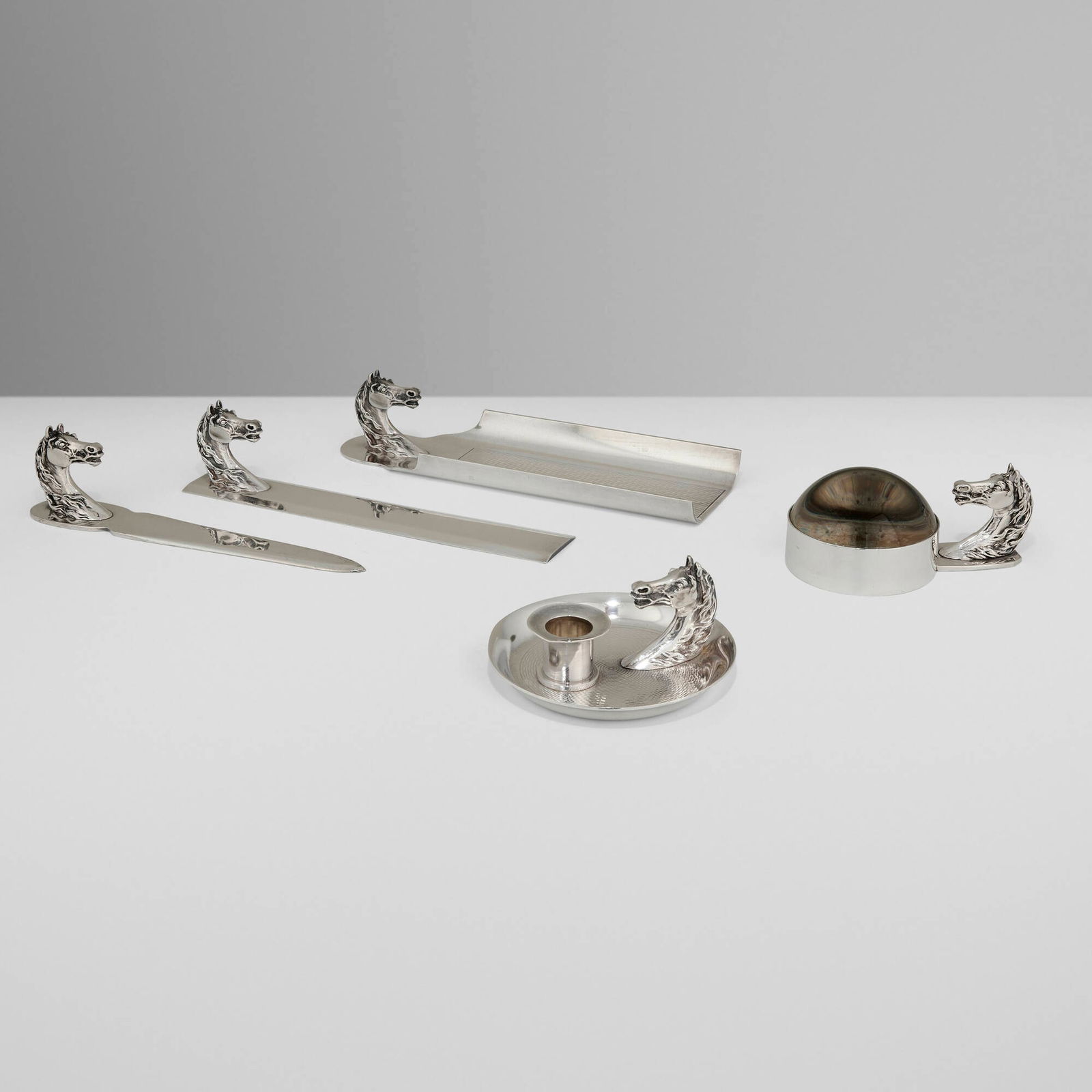 Hermes, Horse Head five-piece desk set (1 of 5)