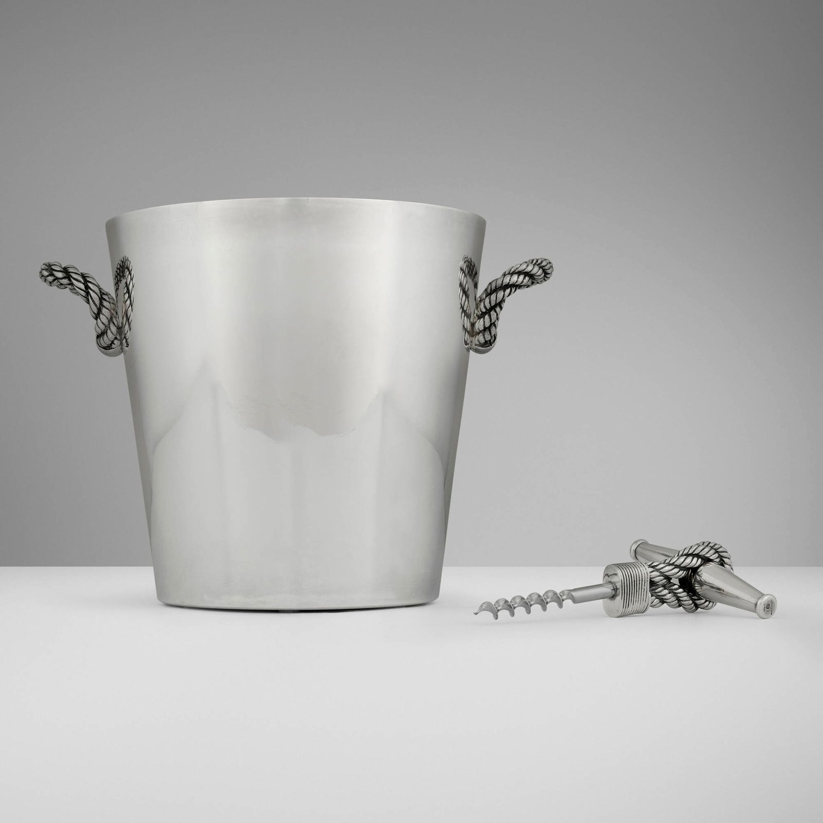 Hermes, Cordage champagne bucket and corkscrew set (1 of 3)
