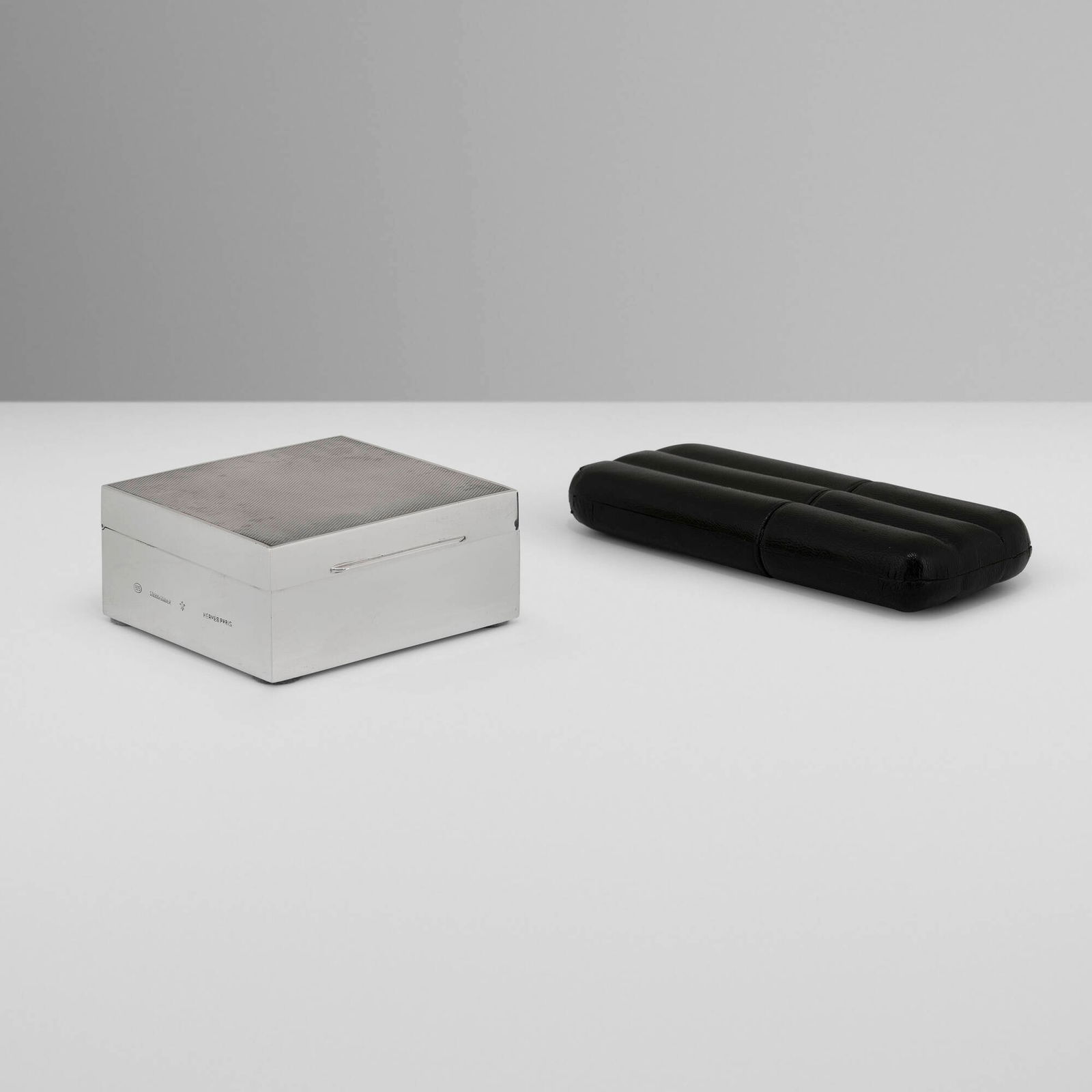 Hermes, Smoking accessories, set of two (1 of 4)