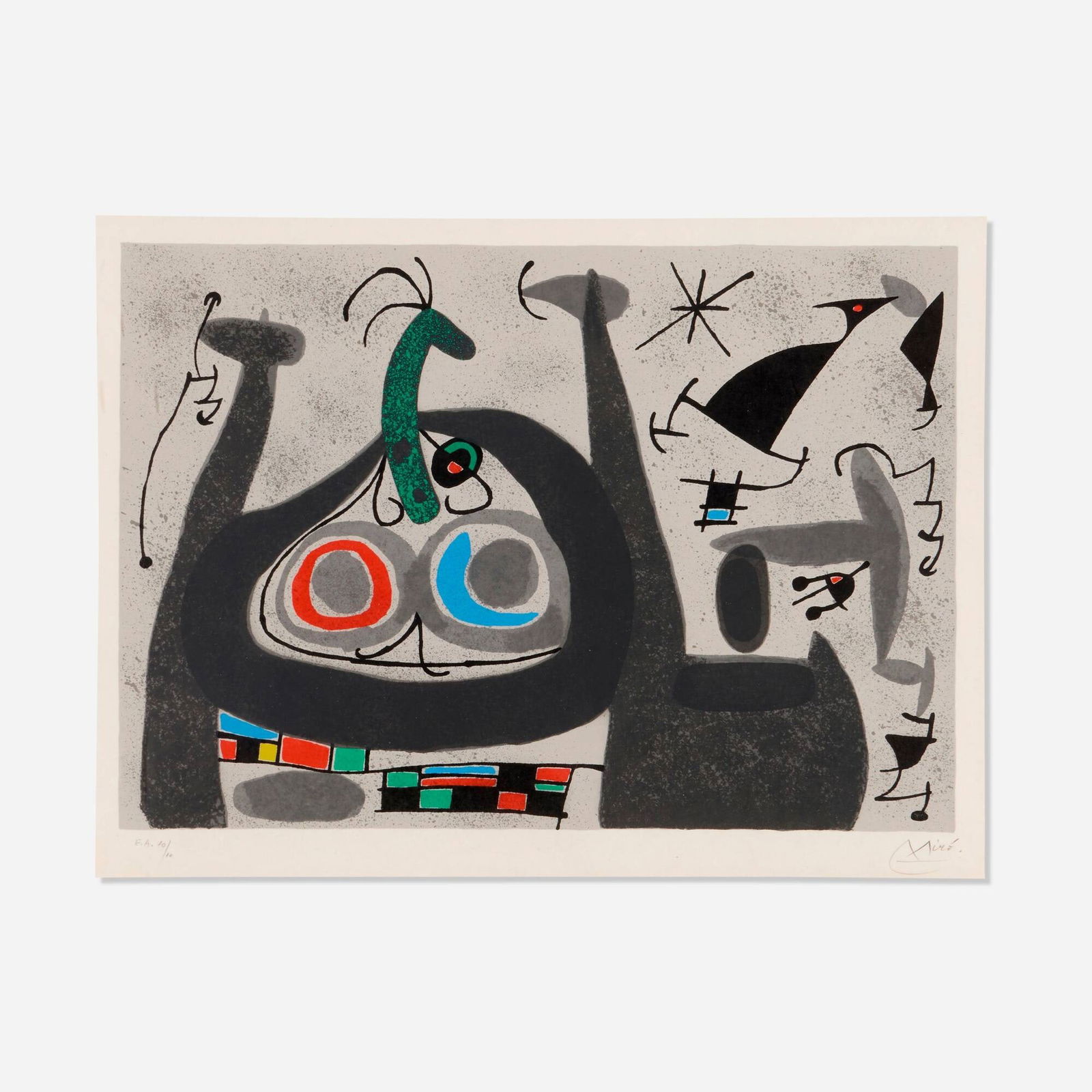 Joan Miro, Untitled (from Le Lezard aux plumes d'or series) (1 of 4)