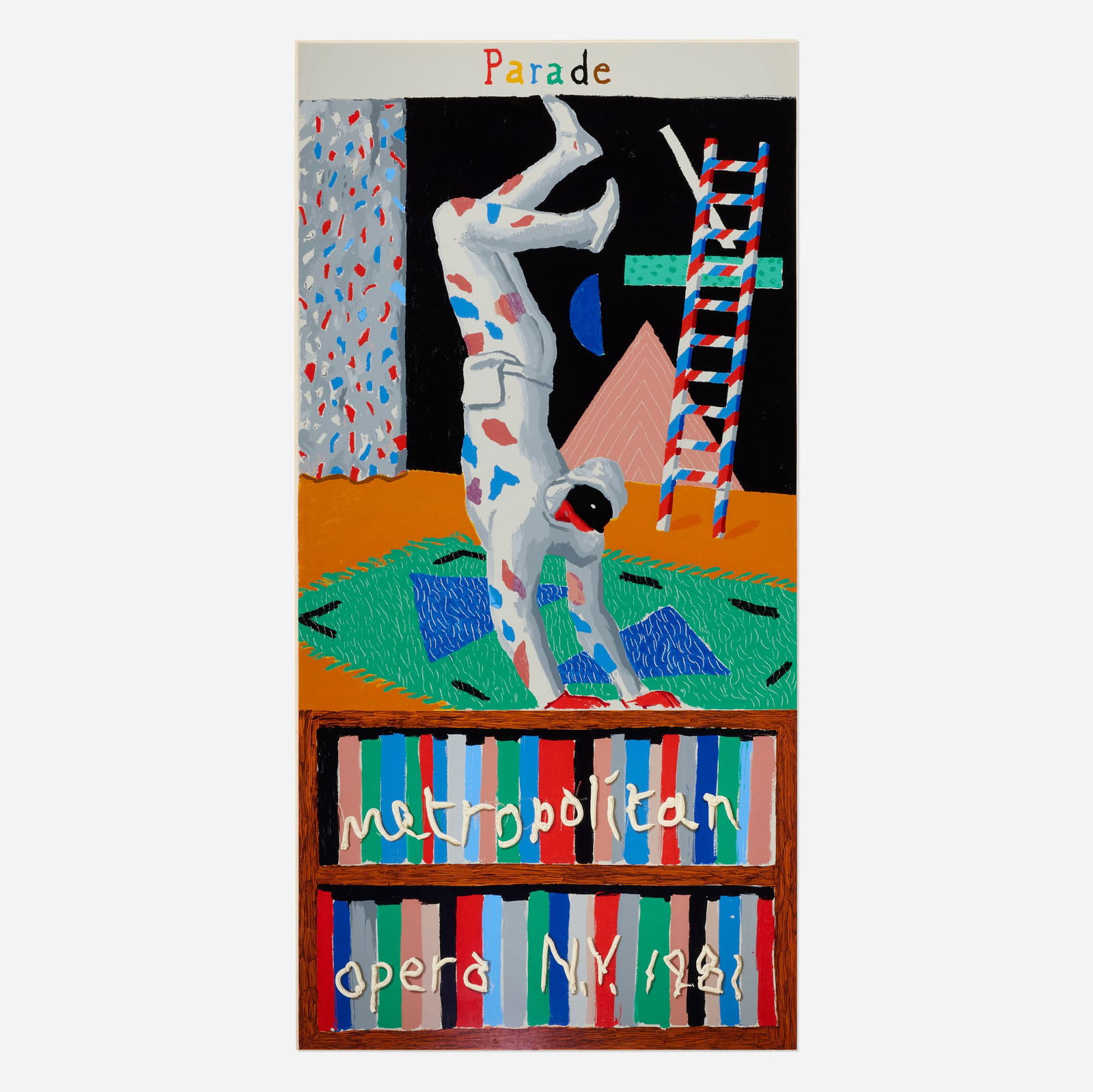 David Hockney, Parade, Metropolitan Opera poster (1 of 4)