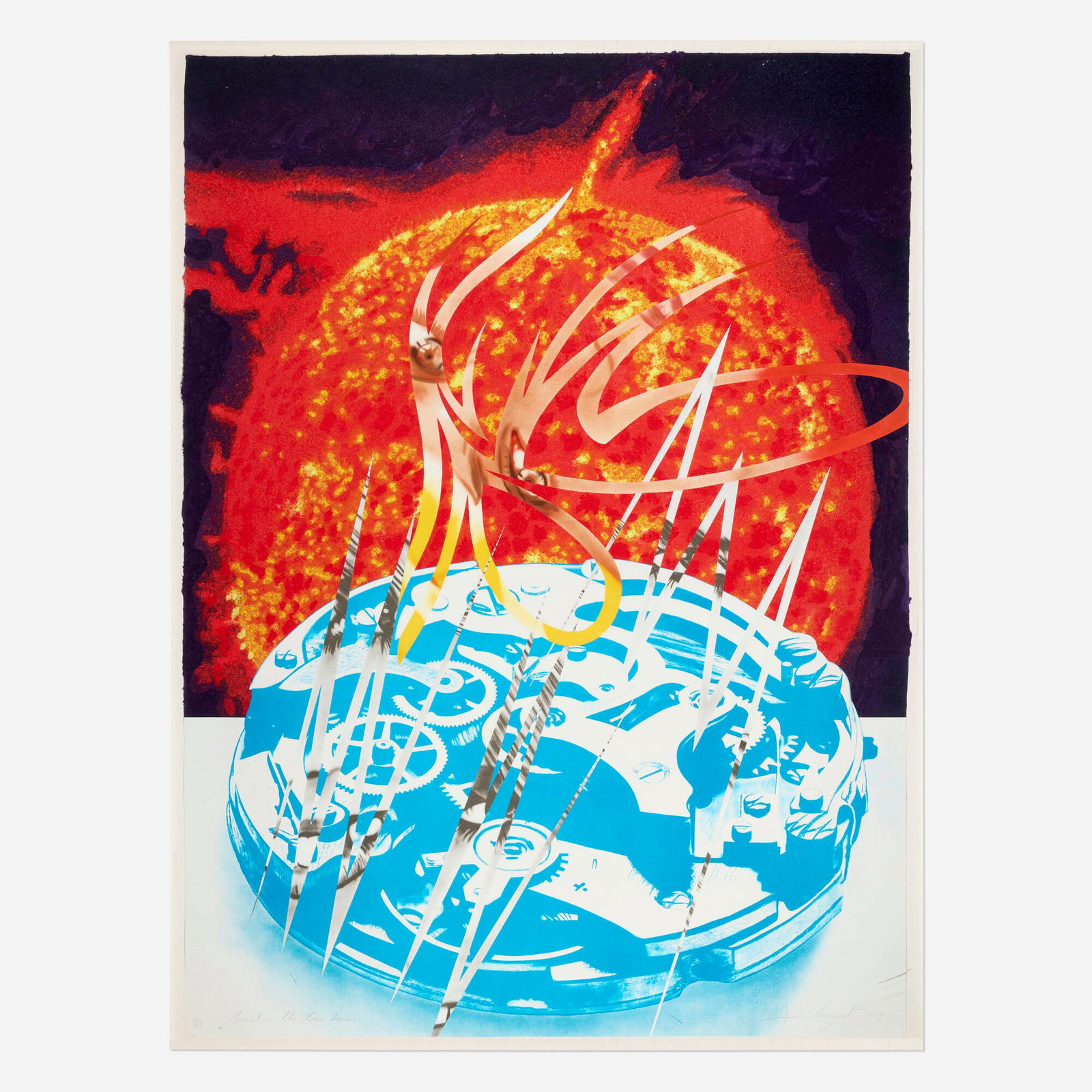 James Rosenquist, Sun Sets on the Time Zone (from the Welcome to the Water Planet series) (1 of 4)