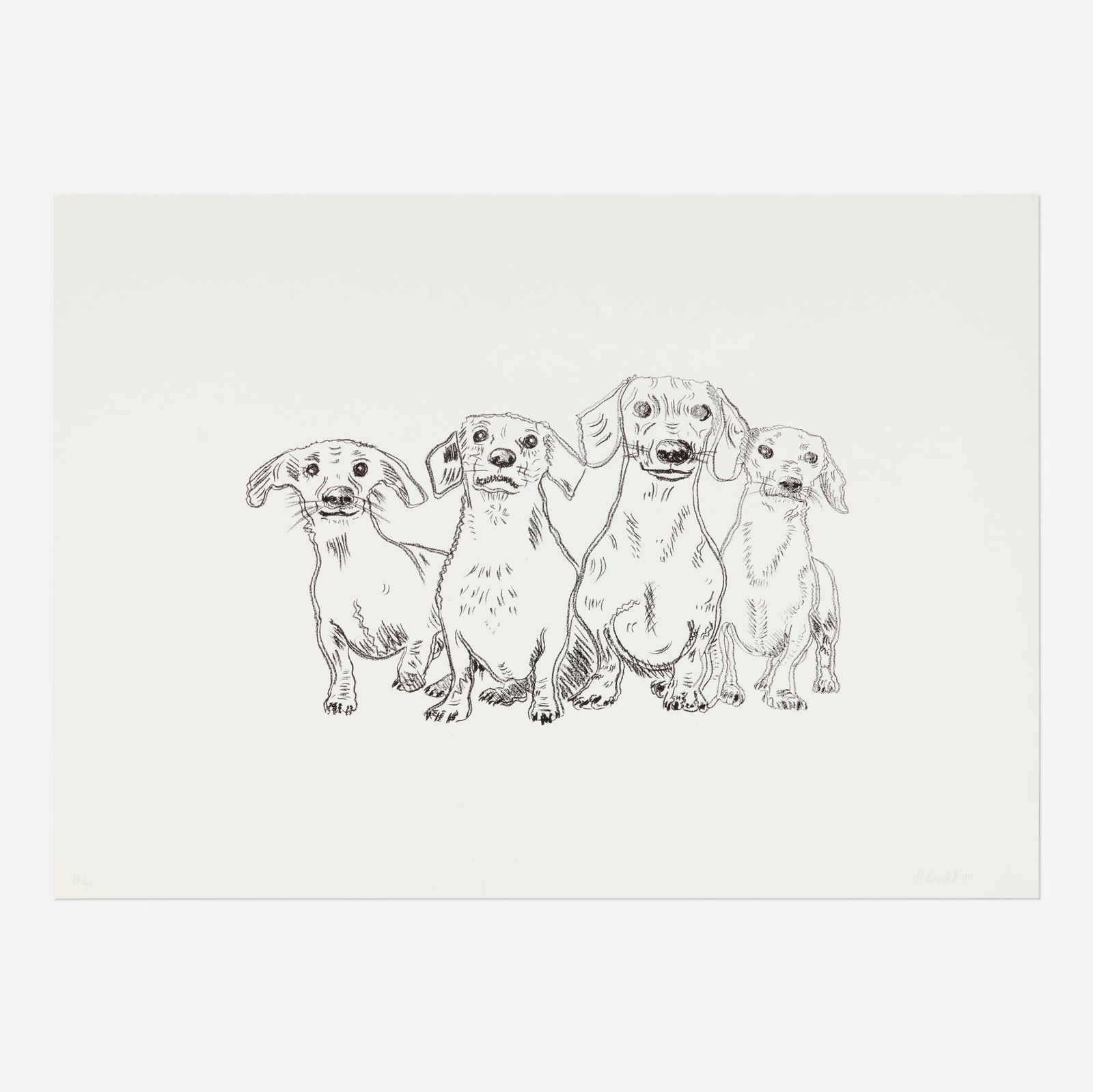 Rosemarie Trockel, RT807 (Dackel) (1 of 3)