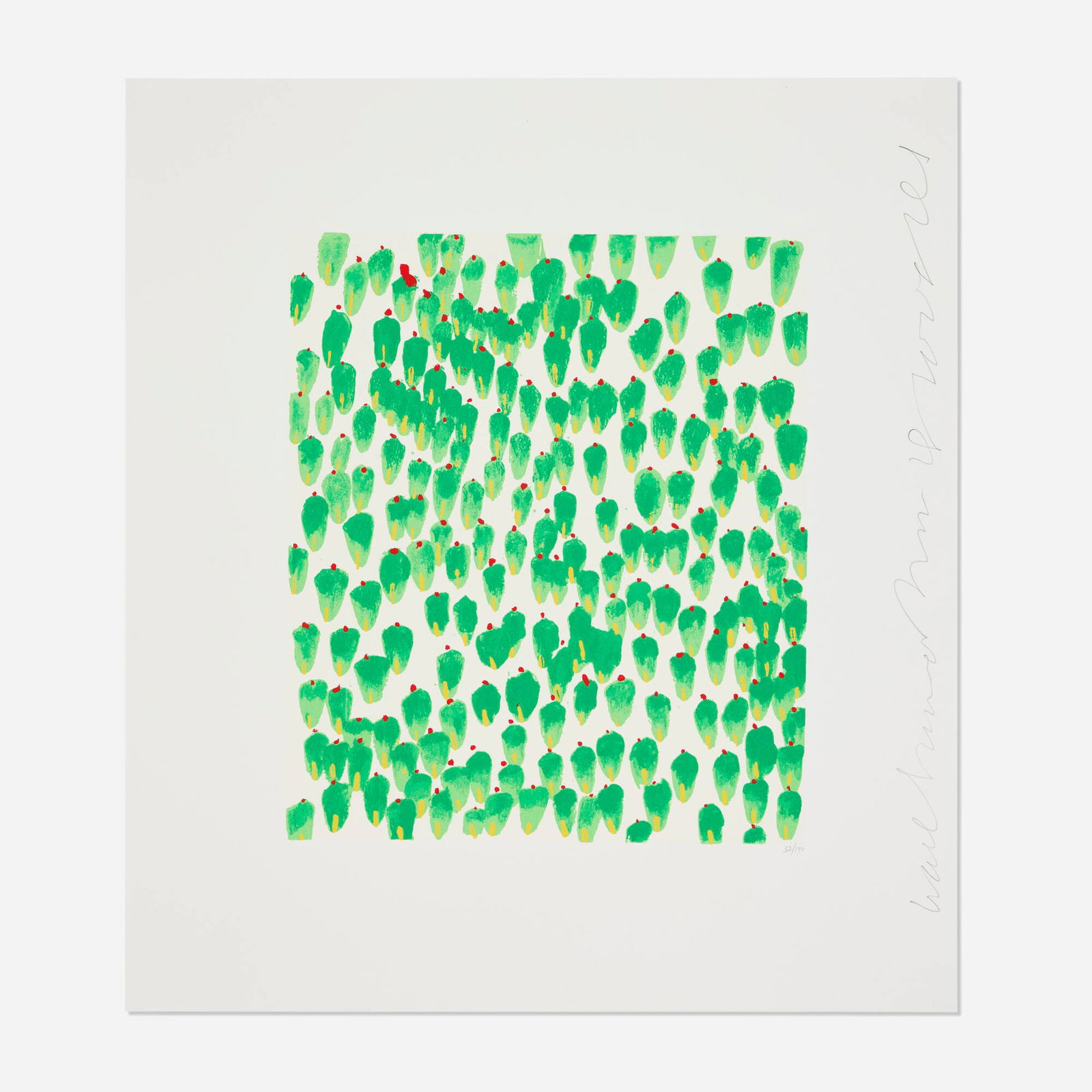 Donald Sultan, Wallflower 28 (from the Wallflowers series) (1 of 3)