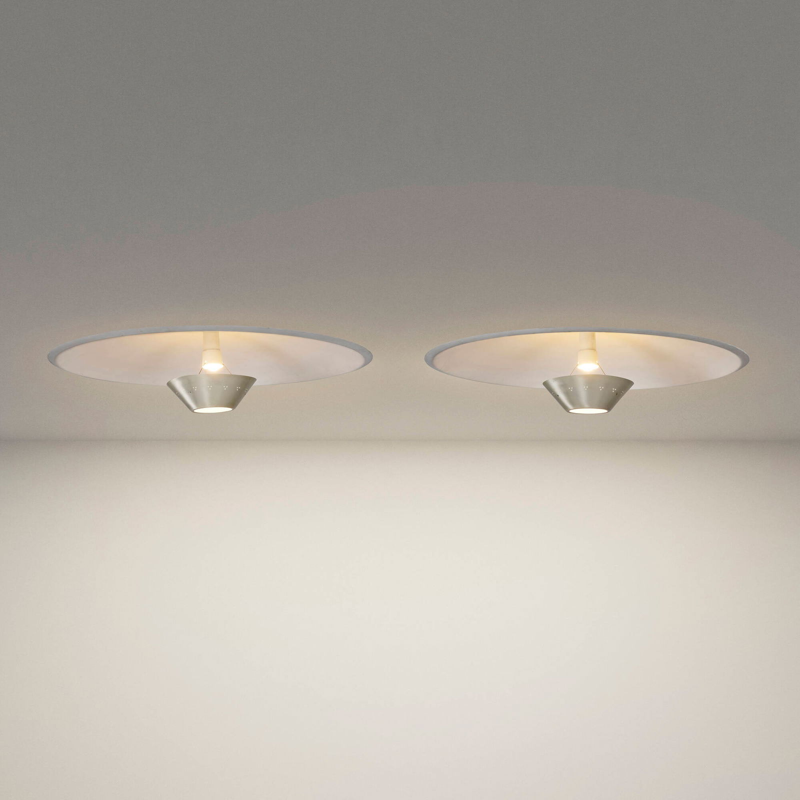 Paavo Tynell, Custom ceiling lamps from the Grace United Methodist Church Education Center, pair (1 of 4)