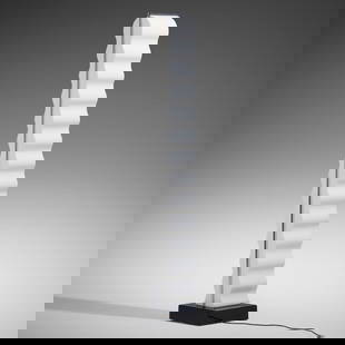 Ettore Sottsass, Cometa floor lamp from the Mobili Grigi series: Ettore Sottsass Cometa floor lamp from the Mobili Grigi series Design Centre/PoltronovaItaly, 1971plastic, enameled aluminum, aluminum 80 h x 14.5 w x 14.5 d in (203 x 37 x 37 cm)