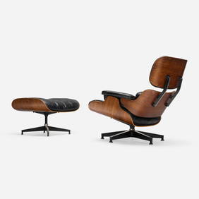 Charles and Ray Eames, 670 lounge chair and 671 ottoman (1 of 6)