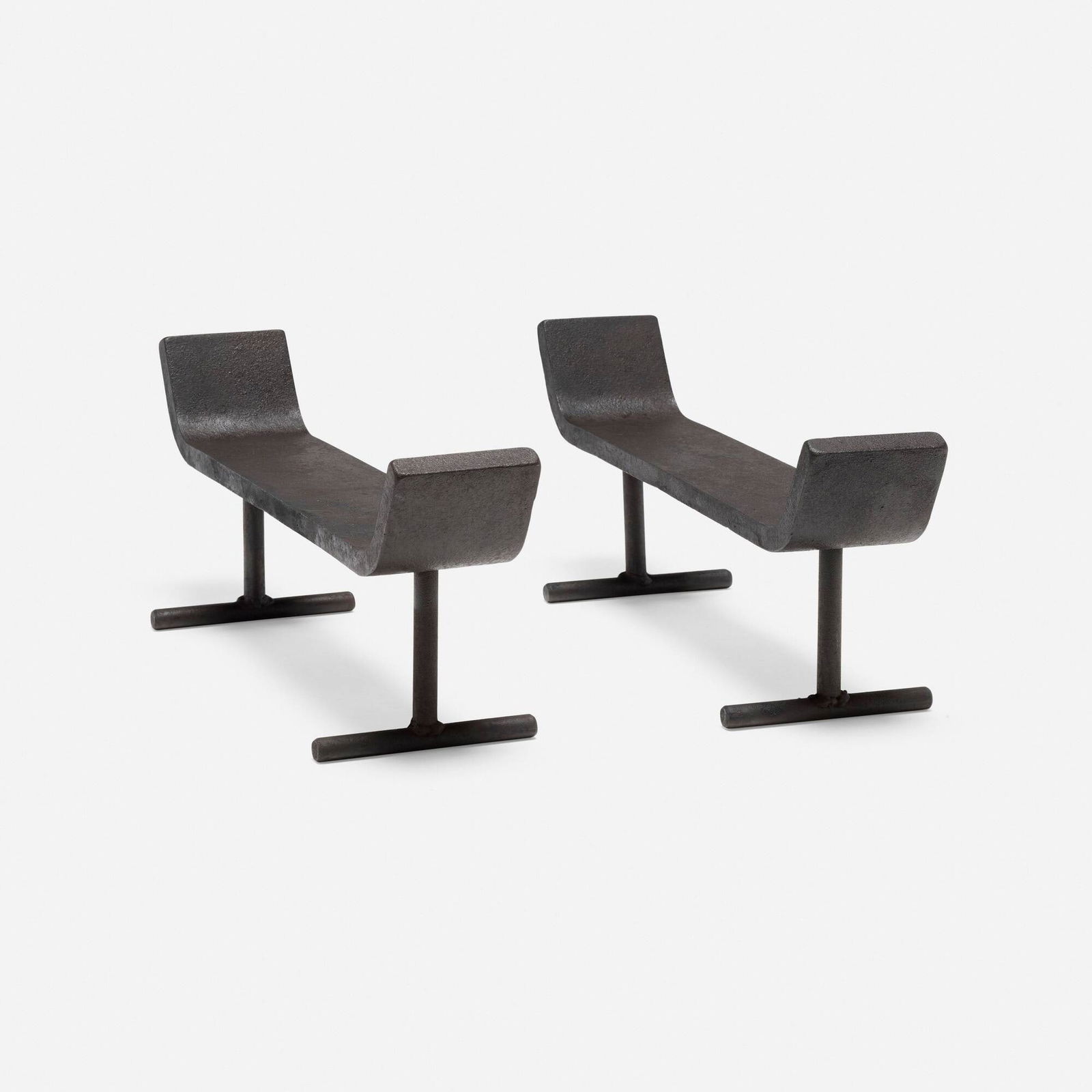 George Nelson & Associates, Andirons model H607, pair (1 of 5)