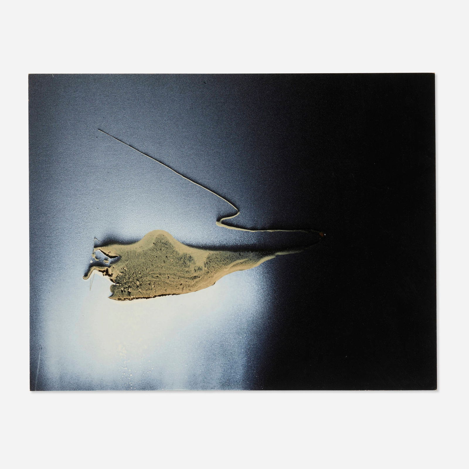 Enrico Donati, Untitled: Enrico Donati Untitled 1955enamel on Masonite 14 h x 17.875 w in (36 x 45 cm) Signed, dated and inscribed to verso 'A Alfonso pur io ammiro anche l'arte brutta e sono tutto per il suo successo