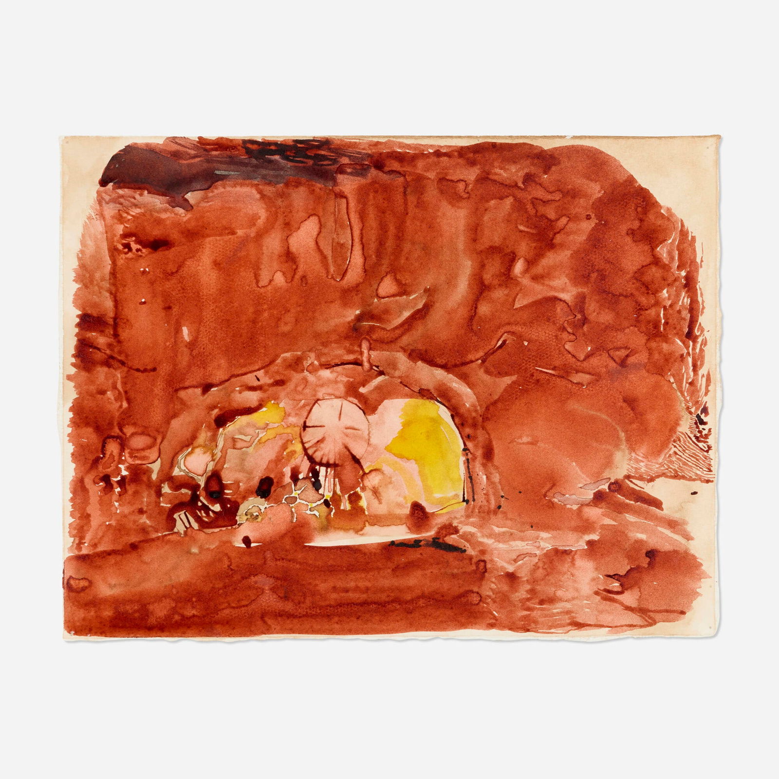 Elliott Hundley, Incandescent Tangle III: Elliott Hundley Incandescent Tangle III 2007ink on paper 9.5 h x 12.5 w in (24 x 32 cm) Provenance: Andrea Rosen Gallery, New York | Acquired from the previous in 2007 by the