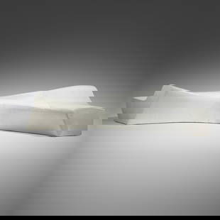 Zaha Hadid, Moraine sofa: Zaha Hadid Moraine sofa Sawaya & MoroniUnited Kingdom / Italy, 2000fireproof foam, pony leather upholstery 30 h x 136 w x 64 d in (76 x 345 x 163 cm) Proceeds from this work will benefit