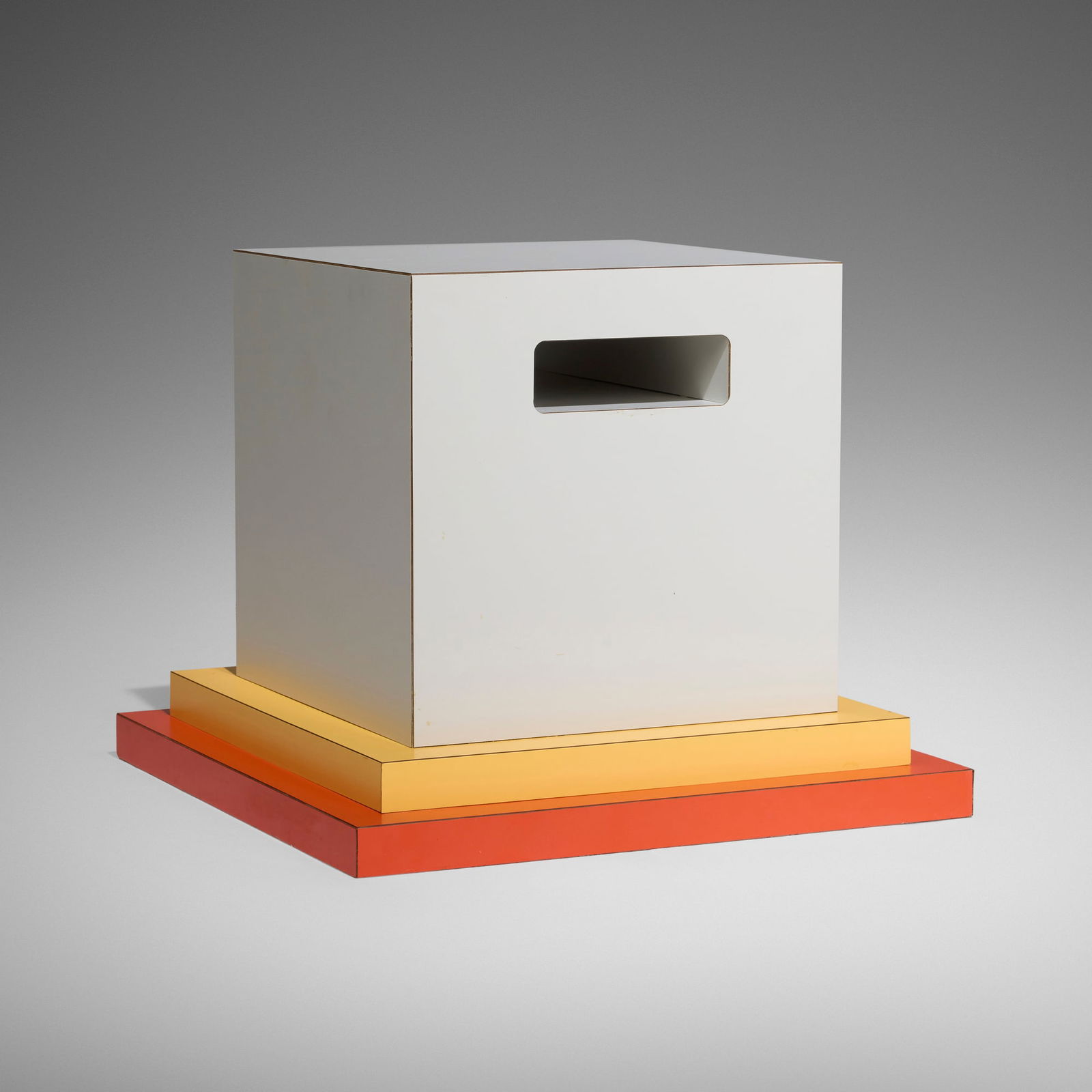 Ettore Sottsass, Cream occasional table (1 of 5)