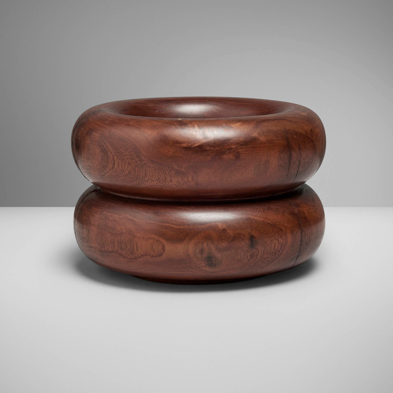 Alma Allen, Not Yet Titled (bowl): Alma Allen Not Yet Titled (bowl) c. 2010turned walnut 4.75 h x 7.25 dia in (12 x 18 cm) Incised signature and number to underside 'AA 3'. Provenance: Blackman Cruz, Los