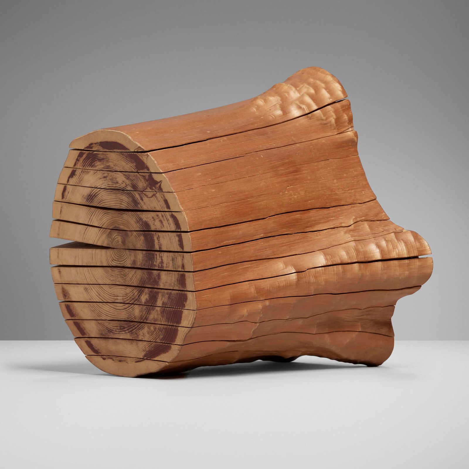 Kazuo Kadonaga, Wood No. 11 U: Kazuo Kadonaga Wood No. 11 U 1982cedar 14 h x 12 w x 12.25 d in (36 x 30 x 31 cm) Signed, titled and dated to underside '1982 Wood No. 11 U Kadonaga'. Branded signature to one side 'Kadonaga'.