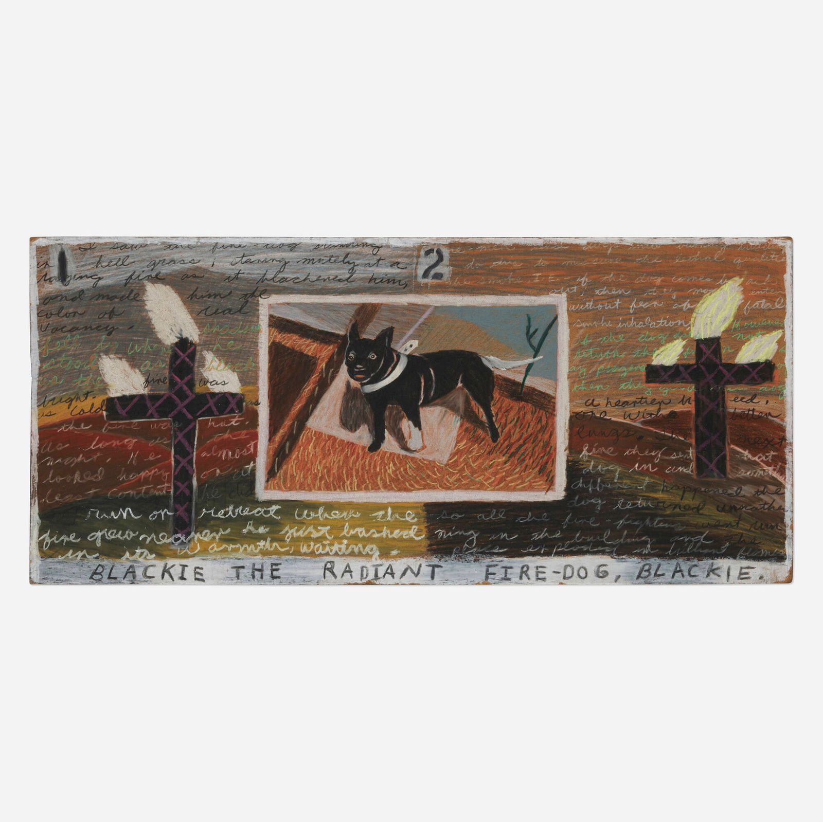 Tony Fitzpatrick, Blackie the Radiant Fire-Dog, Blackie. (1 of 4)