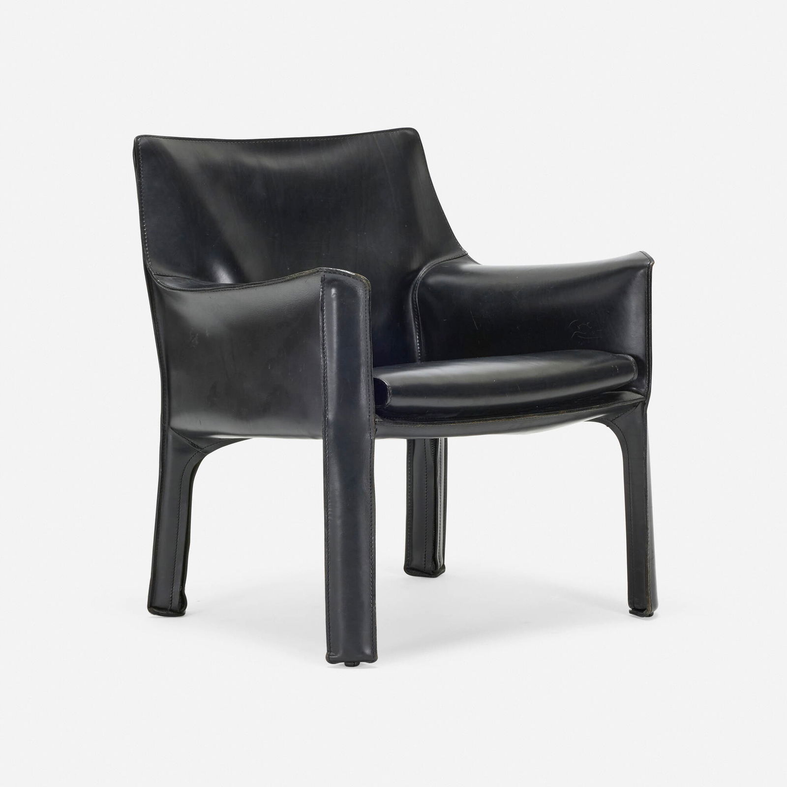 Mario Bellini, Cab lounge chair, model 413 (1 of 5)