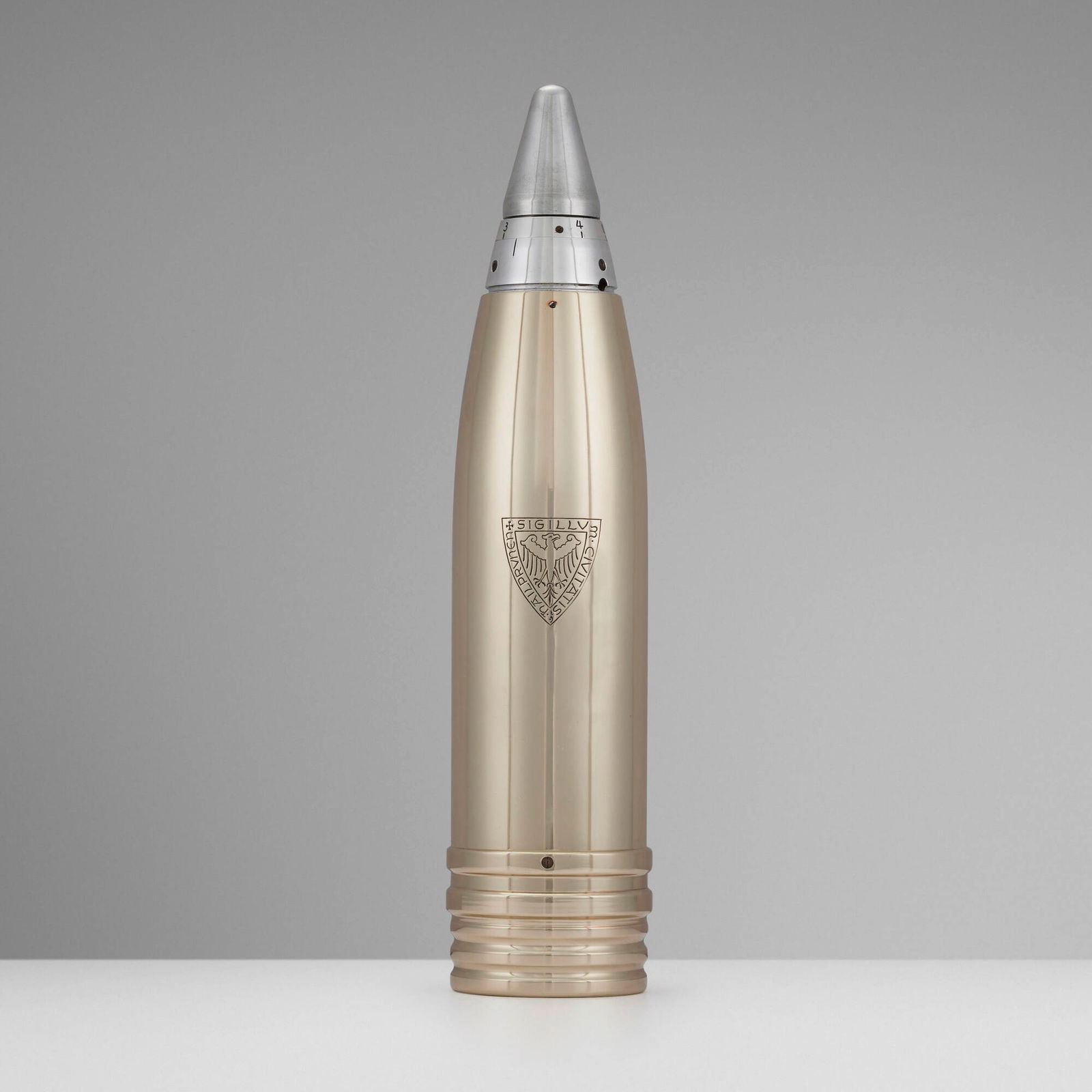 Art Deco, Artillery Shell decanter with lid (1 of 4)