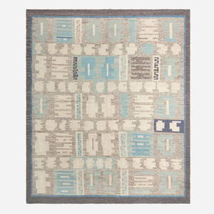 Contemporary, Swedish-style flatweave carpet