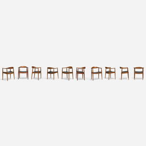 Hans J. Wegner, The Chairs, set of ten