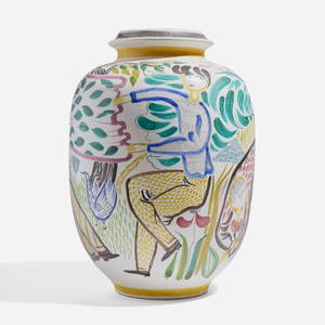 Stig Lindberg, Faience vase
