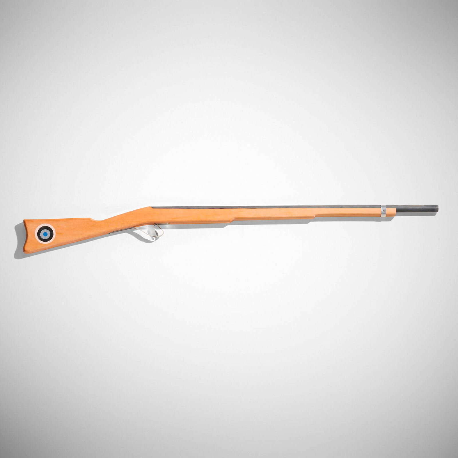 Sunny A. Smith, Zouave Rifle: Sunny A. Smith Zouave Rifle 2005acrylic on wood with aluminum elements 56.25 h x 6 w x 1.75 d in (143 x 15 x 4 cm) Incised signature, date and inscription to edge 'Allison Smith '05 060'. <