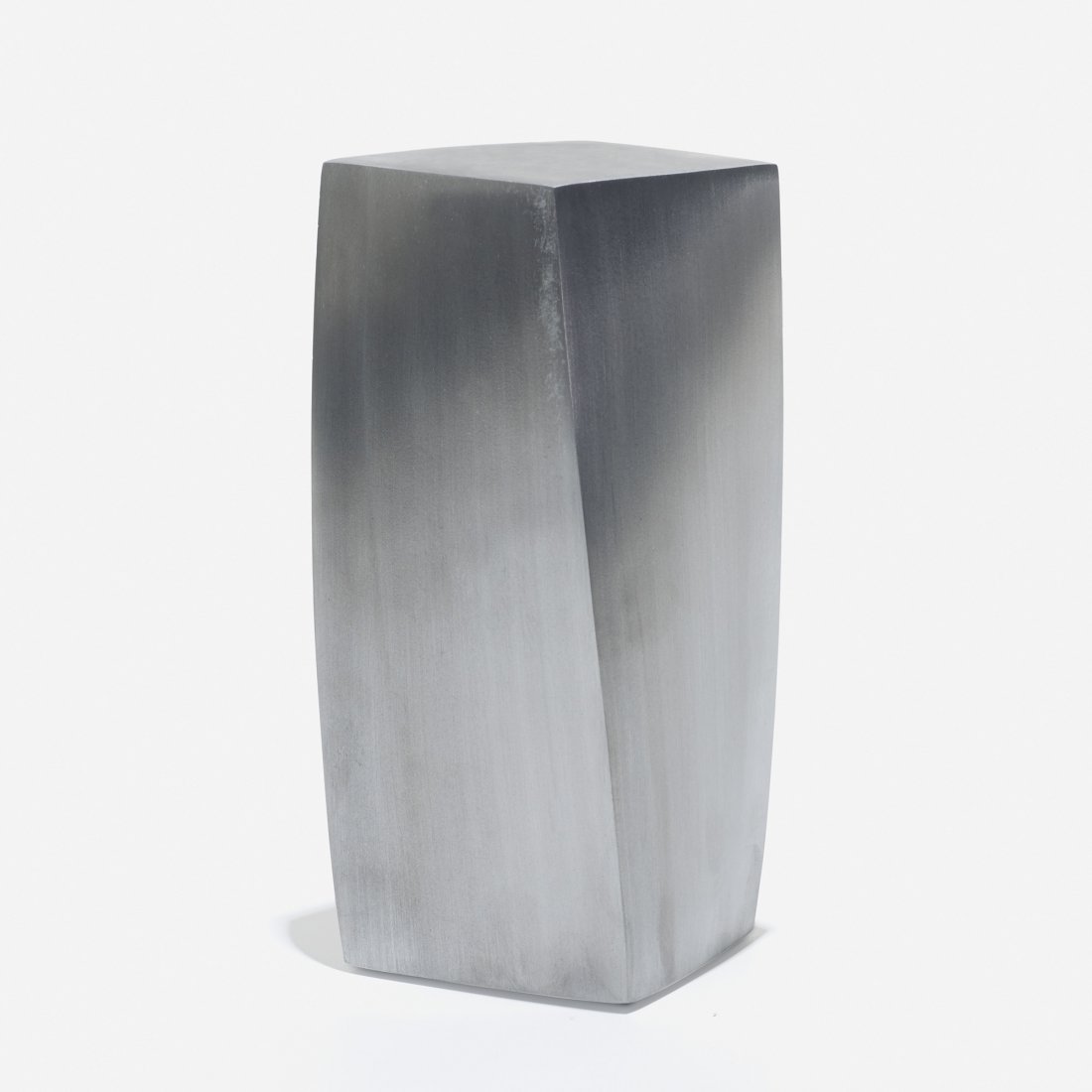 Frank Gehry untitled: Frank Gehry untitled Canada/USA, 1999 aluminum 4 w x 4 d x 7.25 h inches This work is from the edition of 100 produced for the Knoll Design Symposium at Cranbrook in 1999. Incised signature to undersi