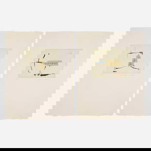 Josep Maria Riera i Arago, Avio Petit 4; Untitled (two works): Josep Maria Riera i Arago Avio Petit 4; Untitled (two works) c. 2005lithograph image: 6.25 h x 8.25 w in (16 x 21 cm) sheet: 19.5 h x 15.5 w in (50 x 39 cm) Signed and numbered to lower edg