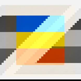 Ellsworth Kelly, Blue, Yellow, Red: Ellsworth Kelly Blue, Yellow, Red 1970-73screenprint in colors image: 17.875 h x 17.375 w in (45 x 44 cm) sheet: 25.75 h x 25.25 w in (65 x 64 cm) Signed and numbered to lower right '15/100