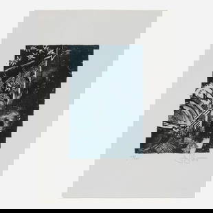 Jasper Johns, Summer (Blue): Jasper Johns Summer (Blue) 1985-1991lithograph in colors on J. Whatman image: 9.5 h x 6.25 w in (24 x 16 cm) sheet: 16.25 h x 11.125 w in (41 x 28 cm) Signed, dated and numbered to lower ed