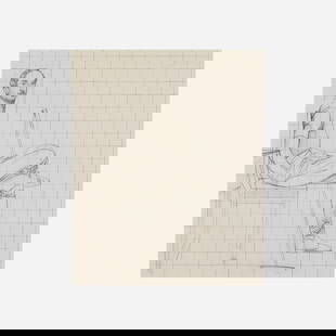 Bernard Boutet de Monvel, Study for the portrait of Count Pierre de Quinsonas: Bernard Boutet de Monvel Study for the portrait of Count Pierre de Quinsonas c. 1913pencil on paper sight: 17 h x 14 w in (43 x 36 cm) Provenance: Barry Friedman, Ltd., New Yo