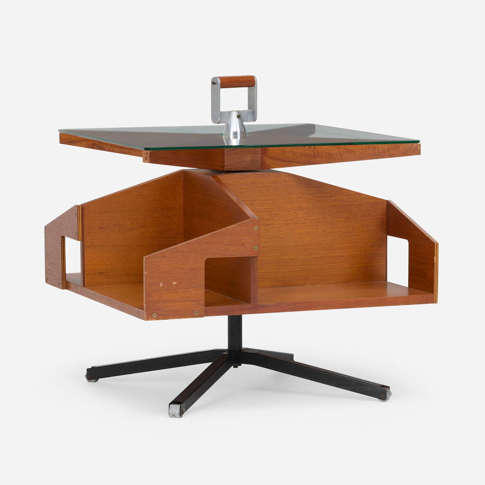 Ico Parisi, Occasional table with rotating shelves (1 of 4)