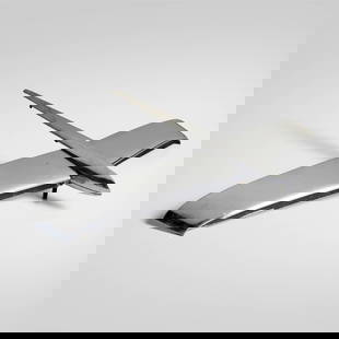 Ford Motor Company, Mercury jet hood ornament: Ford Motor Company Mercury jet hood ornament USA, 1954aluminum 5 h x 17.5 w x 26.5 d in (13 x 44 x 67 cm) Provenance: Private Collection This work will shi