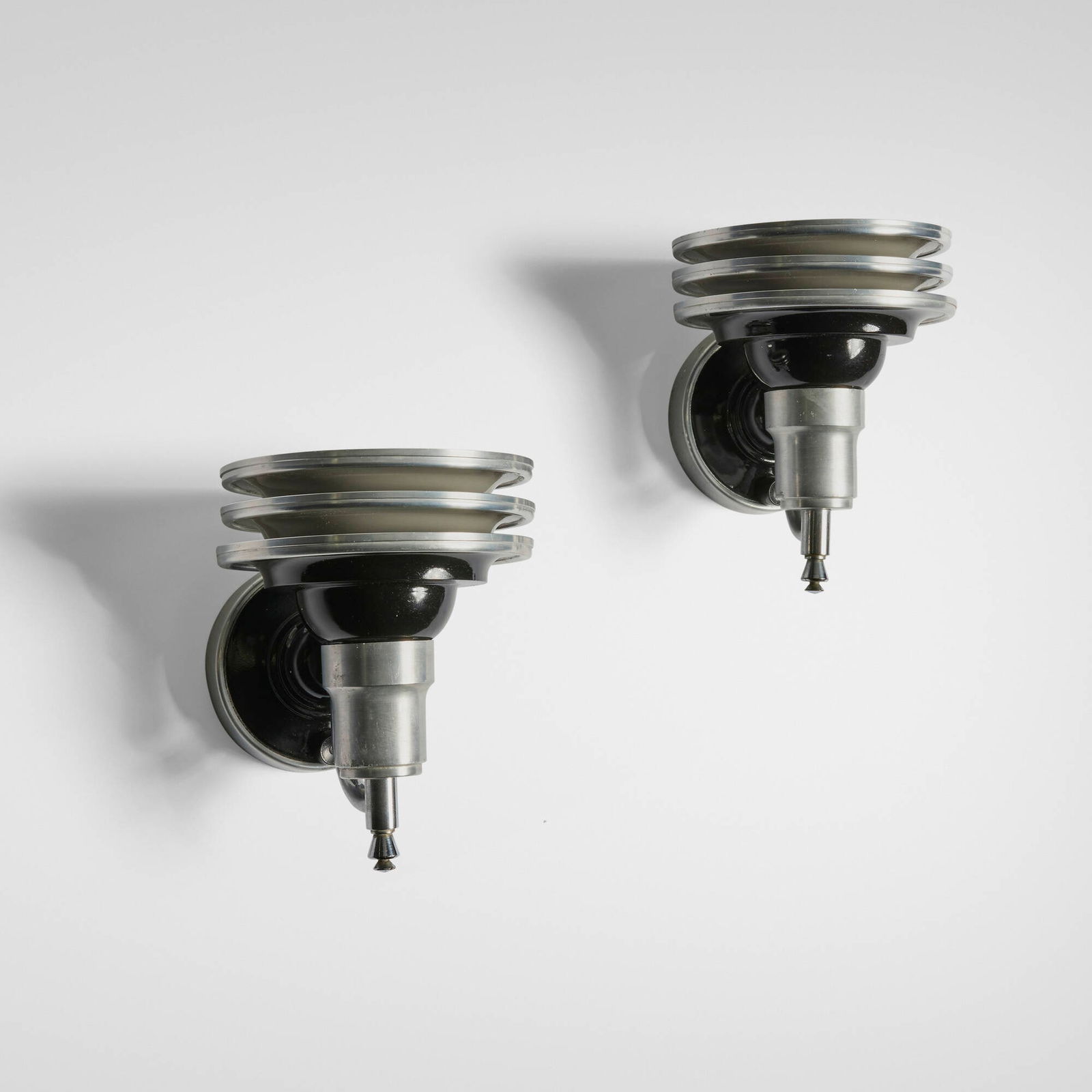 Machine Age, Wall sconces, pair (1 of 2)