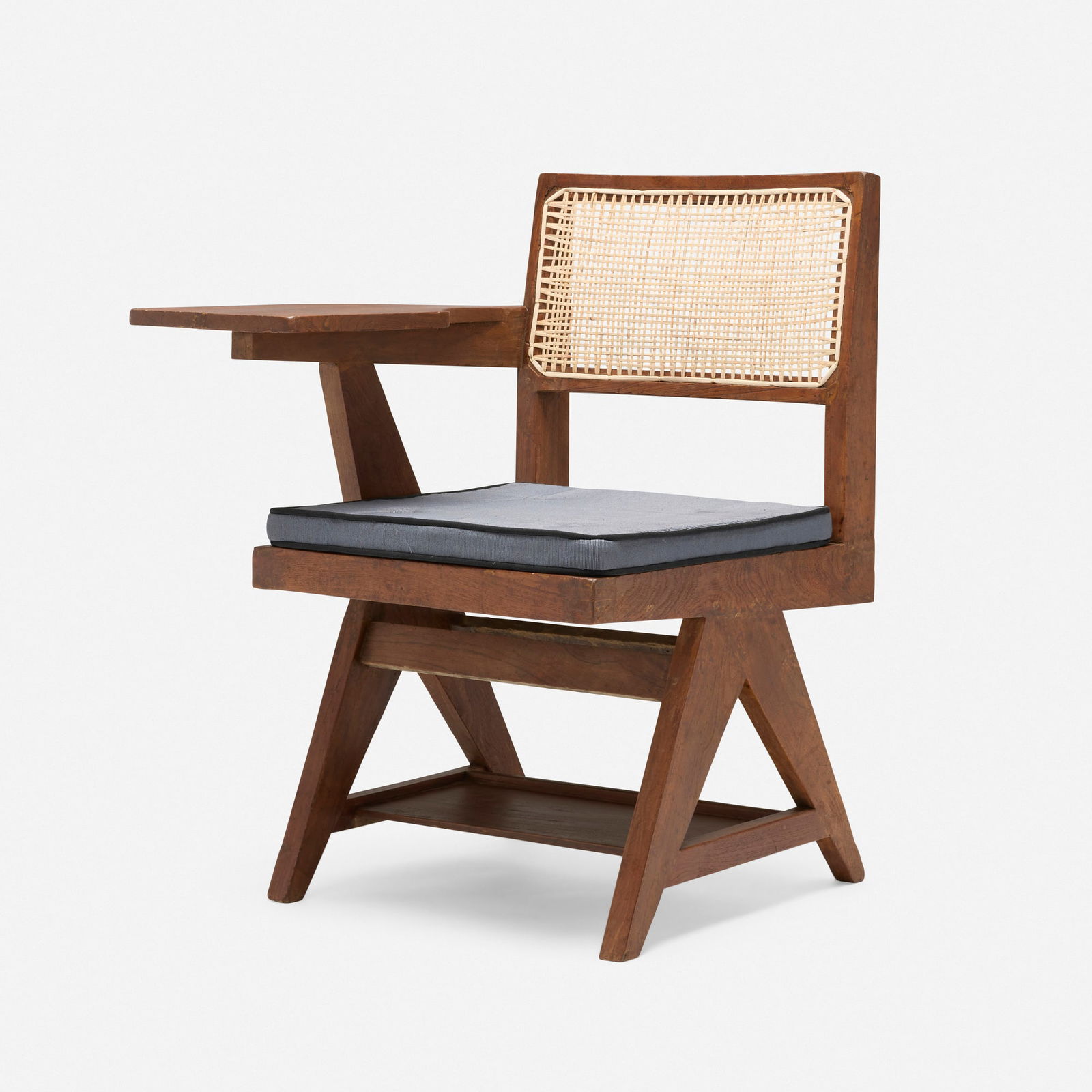 Pierre Jeanneret, Writing chair from Punjab University, Chandigarh (1 of 4)